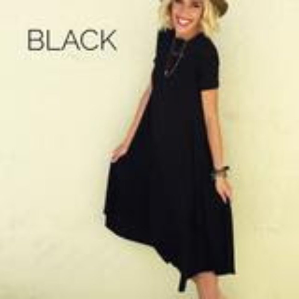 Black Maxi T-Shirt Dress